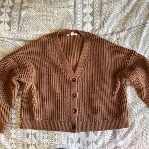 Boden cardigan Brown M EUC